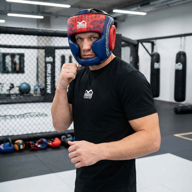 Phantom Athletics Hoofdbeschermer Muay Thai - Blauw