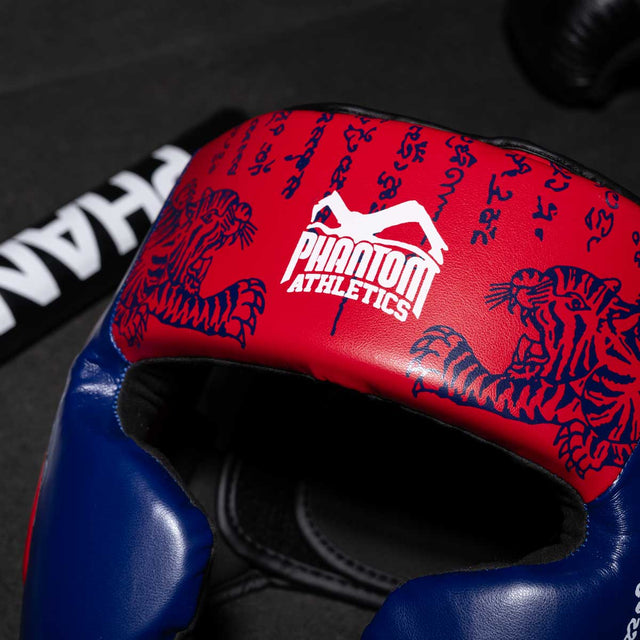 Phantom Athletics Hoofdbeschermer Muay Thai - Blauw