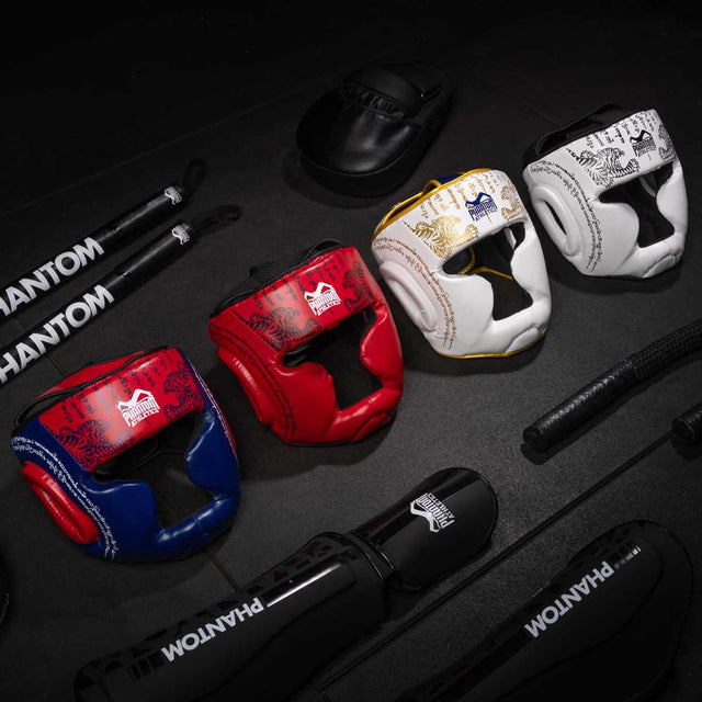 Phantom Athletics Hoofdbeschermer Muay Thai - Blauw