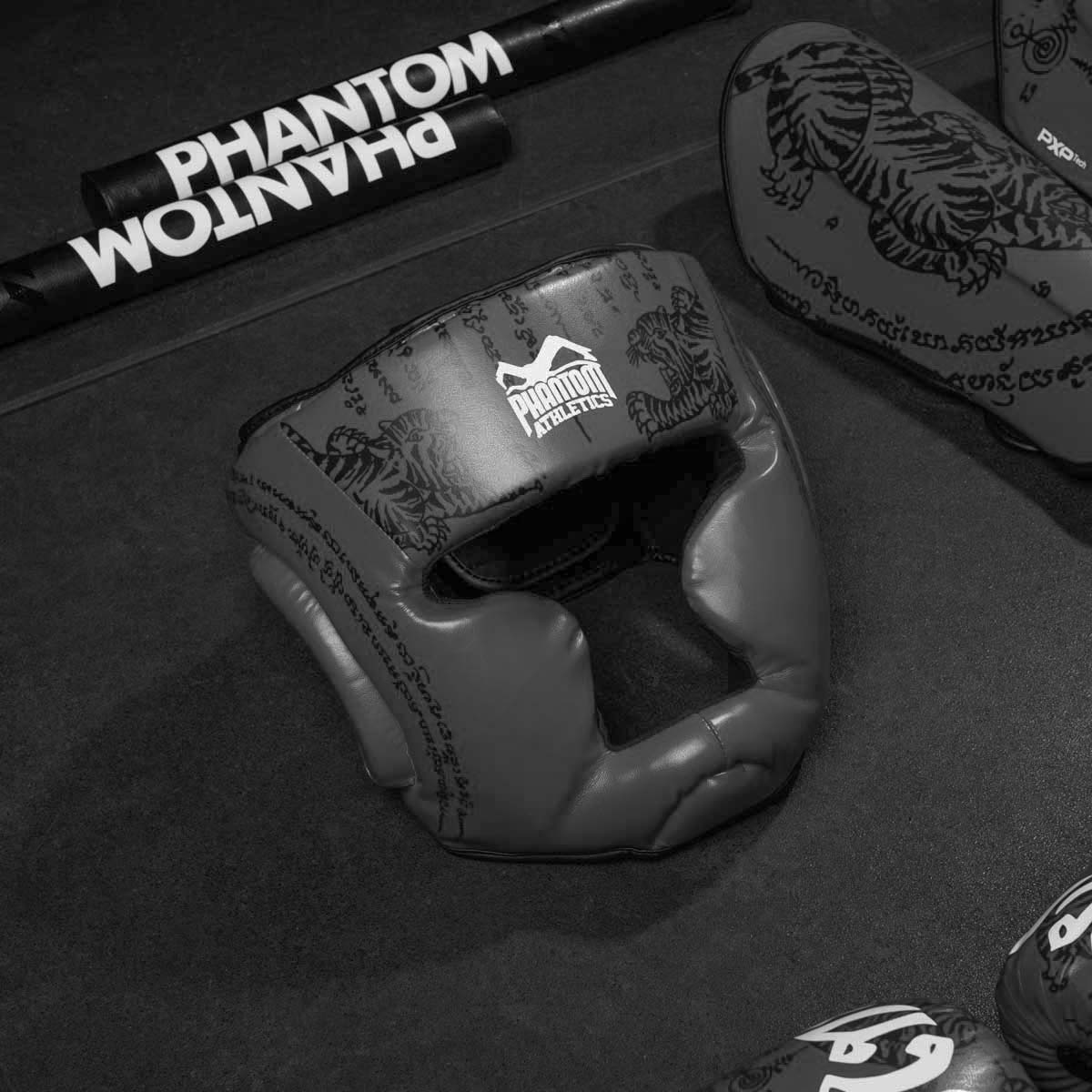 Phantom Athletics Hoofdbeschermer Muay Thai - Grijs