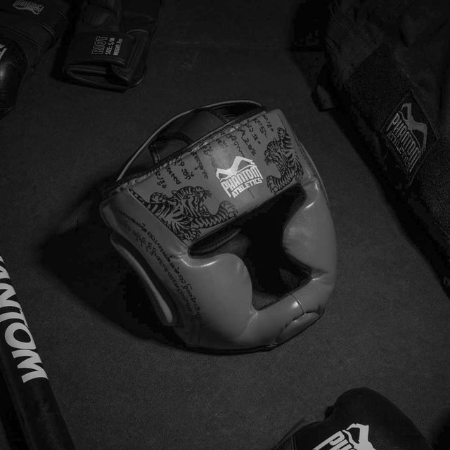 Phantom Athletics Hoofdbeschermer Muay Thai - Grijs