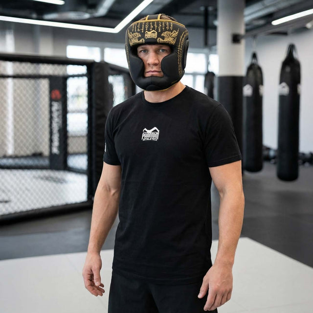 Casco Muay Thai Phantom Athletics – Nero/Oro