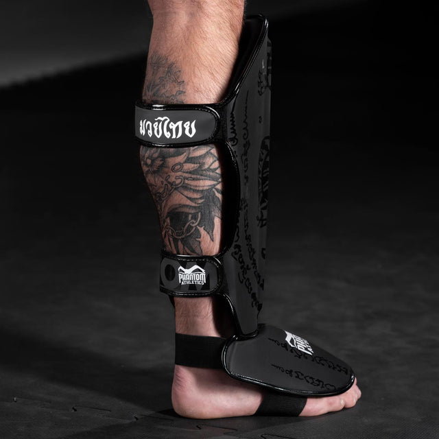 Phantom Athletics Scheenbeschermers Muay Thai - Zwart