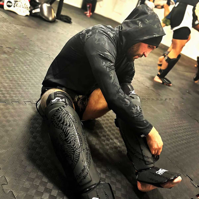 Phantom Athletics Scheenbeschermers Muay Thai - Zwart