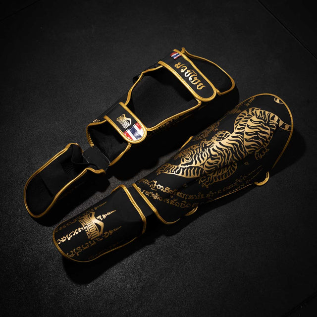Phantom Athletics Scheenbeschermers Muay Thai - Zwart/Goud