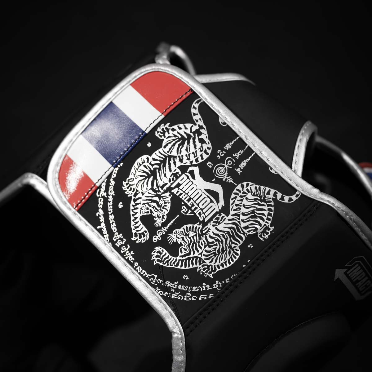 Phantom Athletics Hoofdbeschermer Muay Thai - Zwart/Zilver