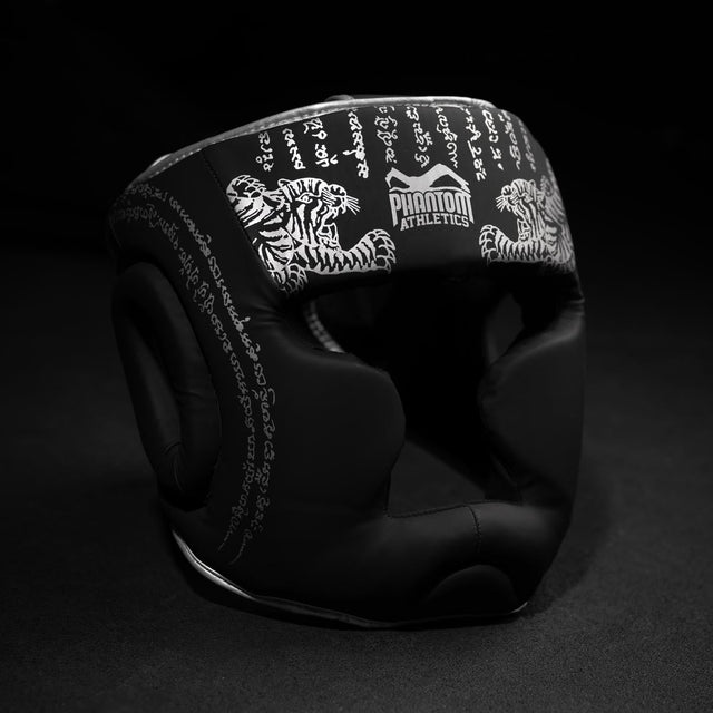 Phantom Athletics Hoofdbeschermer Muay Thai - Zwart/Zilver