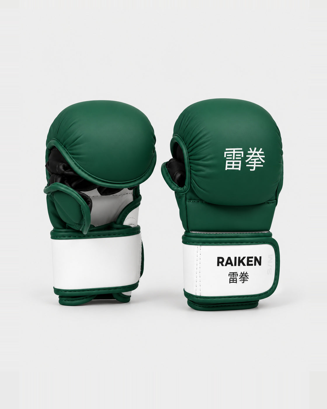 Luvas de sparring MMA Raiken KAZE – Verde/Branco