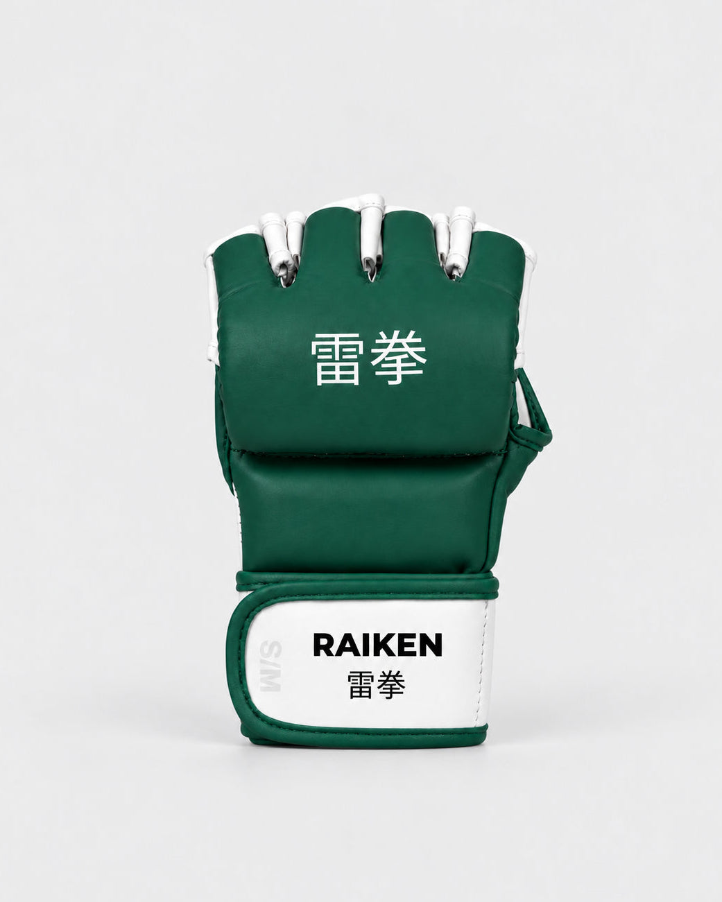 Gants de MMA Raiken KAZE – Vert/Blanc