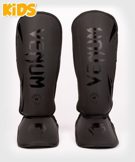 Venum Shin Guards Kickboxing Challenger Kids – Black