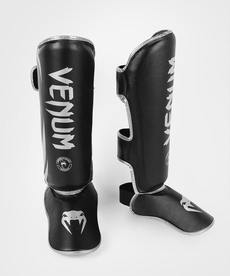 Venum Shin Guards Kickboxing Challenger – Black/Silver