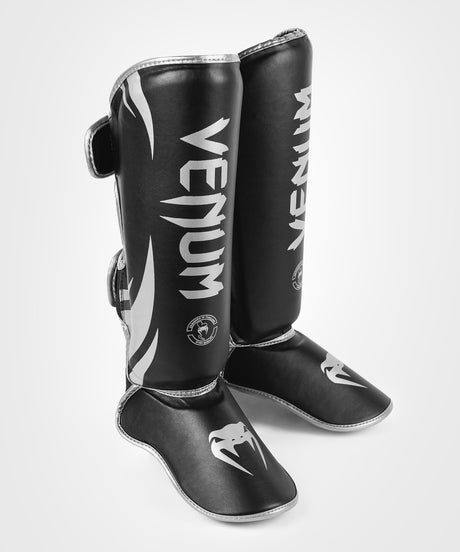 Venum Shin Guards Kickboxing Challenger – Black/Silver