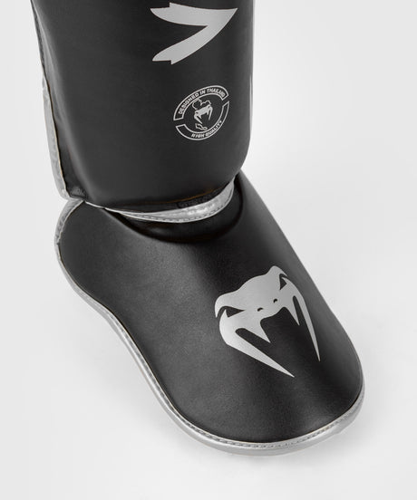 Venum Shin Guards Kickboxing Challenger – Black/Silver