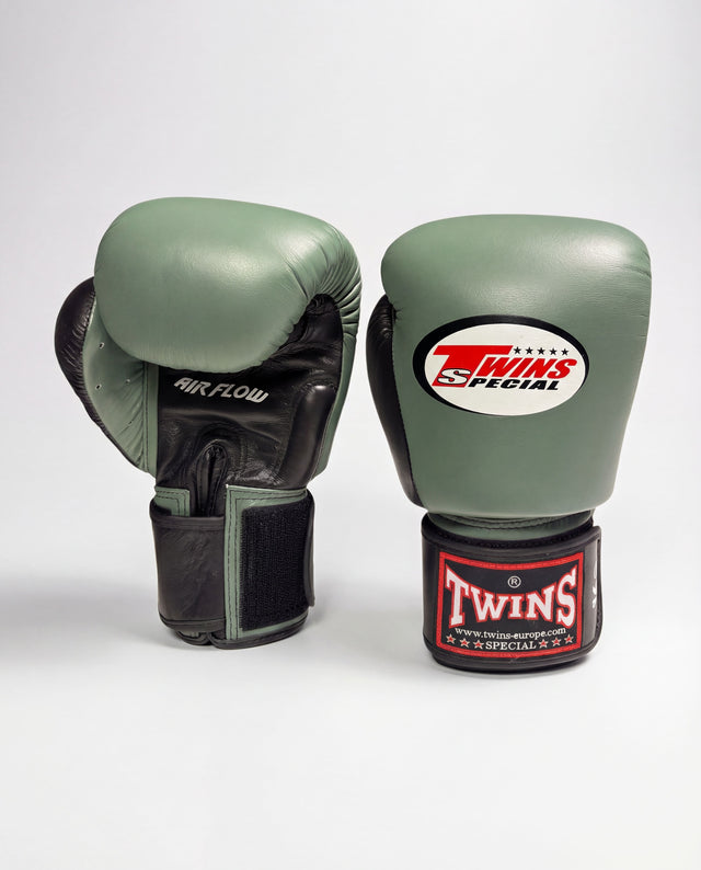 Twins Bokshandschoenen BGVL3 Air - Olijfgroen/Zwart