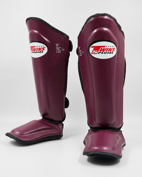 Twins Shin Guards SGL7 – Bordeaux Red