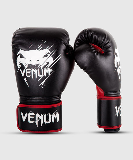 Dziecięce rękawice bokserskie Venum Contender – Czarne/Czerwone/Białe