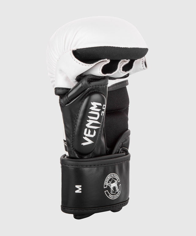 Rękawice MMA Venum Challenger Sparring 3.0 – Białe/Czarne