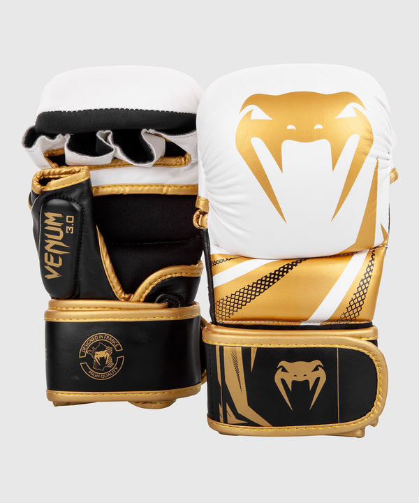 Venum MMA Gloves Challenger Sparring 3.0 - White/Black/Gold