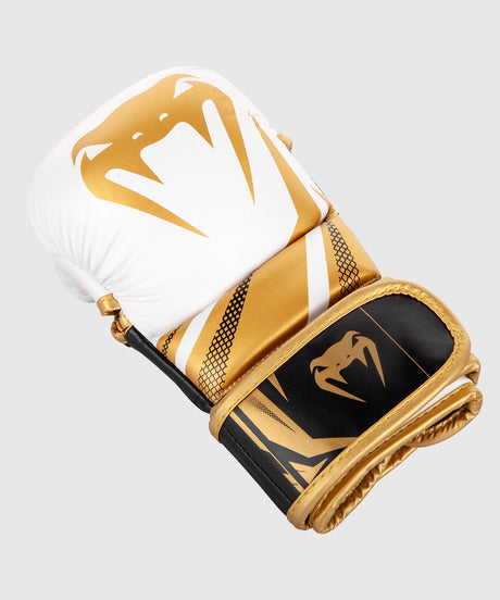Venum MMA Sparring Gloves Challenger 3.0 – White/Black/Gold