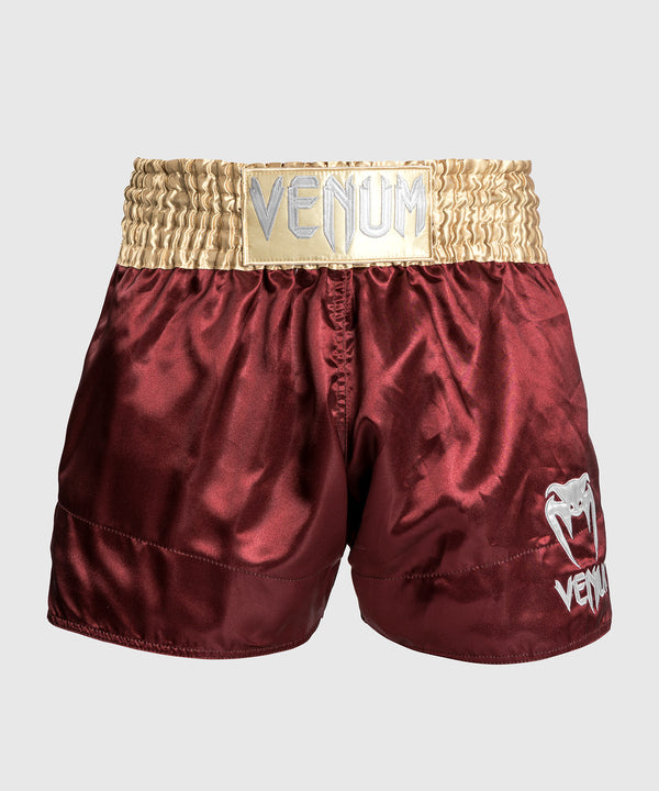 Kickboxerské trenky Venum Classic 2.0 – Bordeaux/Zlaté/Bílé