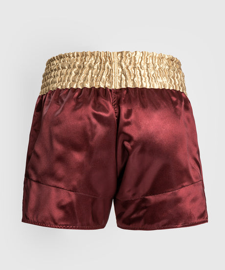 Venum Kickboks Broekje Classic 2.0 - Bordeaux Rood/Goud/Wit