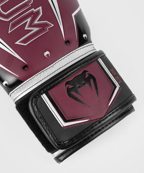 Rękawice bokserskie Venum Elite Evo – Czerwone/Srebrne