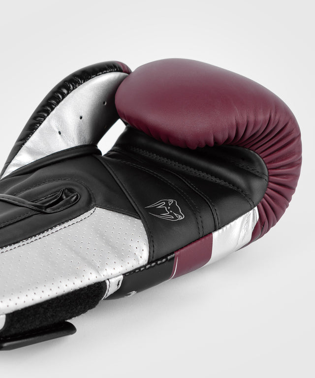Guantes de boxeo Venum Elite Evo – Rojo/Plata