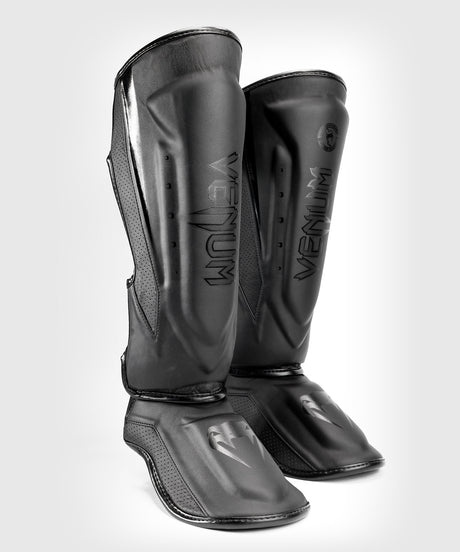 Venum Shin guards Elite Evo – Black/Black