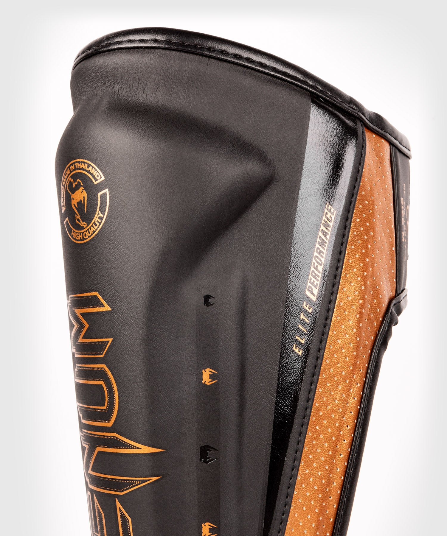 Venum Scheenbeschermers Kickboks Elite Evo - Zwart/Brons