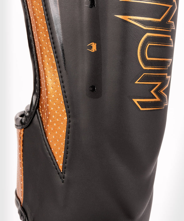 Venum Scheenbeschermers Kickboks Elite Evo - Zwart/Brons