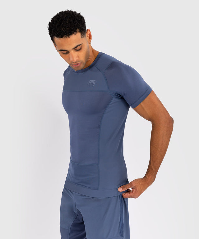 Venum Rashguard Short Sleeve G-Fit Air - Foggy Blue