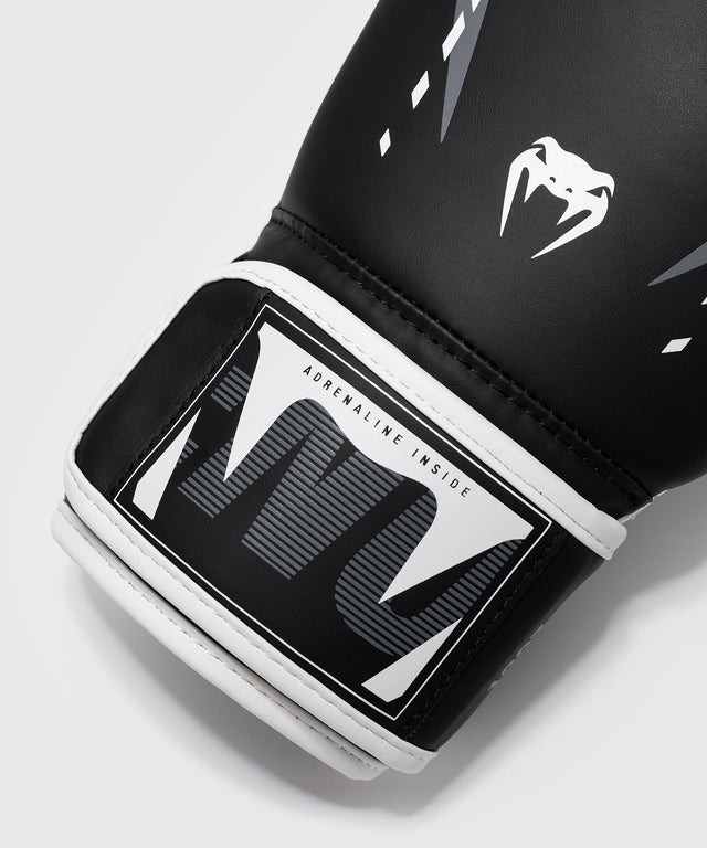 Venum Boxing Gloves Adrenaline - Black/Silver Grey