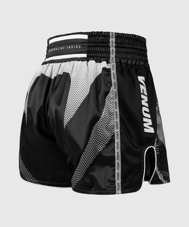 Venum Muay Thai Shorts Adrenaline - Black/Silver Grey