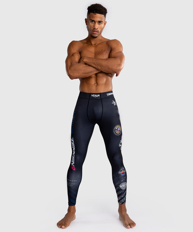 Venum x TEKKEN 8 Spats - Paul Phoenix - Sort/Blå