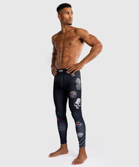 Venum x TEKKEN 8 Spats - Paul Phoenix - Sort/Blå