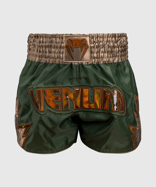 Venum Kickboxing Shorts Inferno - Khaki Green/Bronze