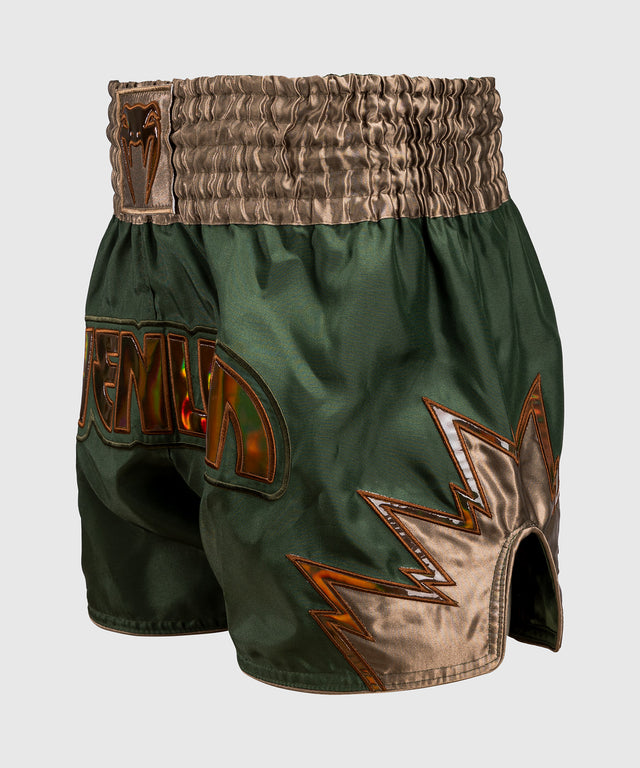 Venum Kickboxing Shorts Inferno - Khaki Green/Bronze