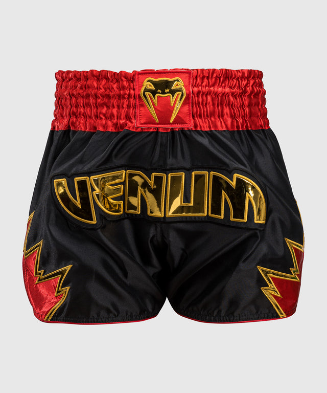 Venum Kickboks Broekje Inferno - Zwart/Rood/Goud