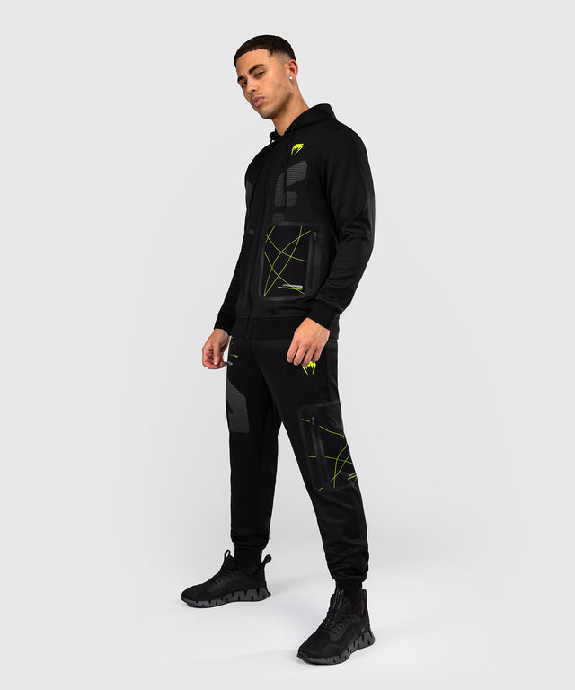Venum Training Camp 4.0 Full-Zip Hoodie – Černá/Neonově zelená