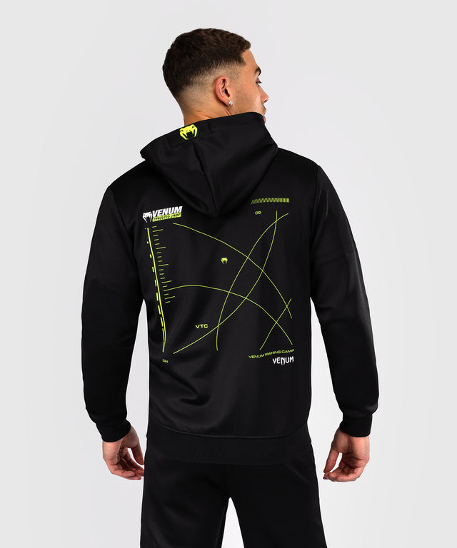 Venum Training Camp 4.0 Full-Zip Hoodie – Černá/Neonově zelená