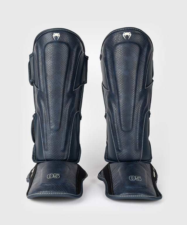 Venum Kickboks Scheenbeschermers Impact Evo Scales - Nachtblauw