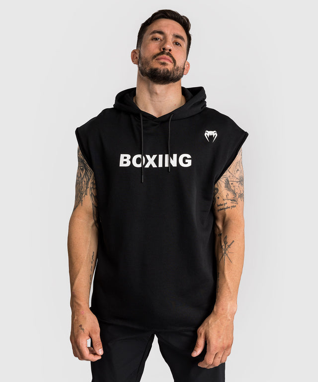 Venum Hoodie Sleeveless VT Boxing - Black/White