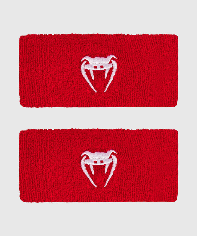 Vendas de bíceps Venum Lineup Wide – Rojo/Blanco