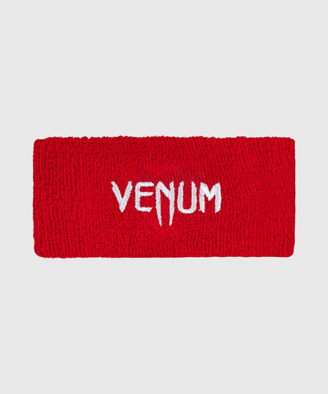 Benzi pentru bicepși Venum Lineup Wide – Roșu/Alb