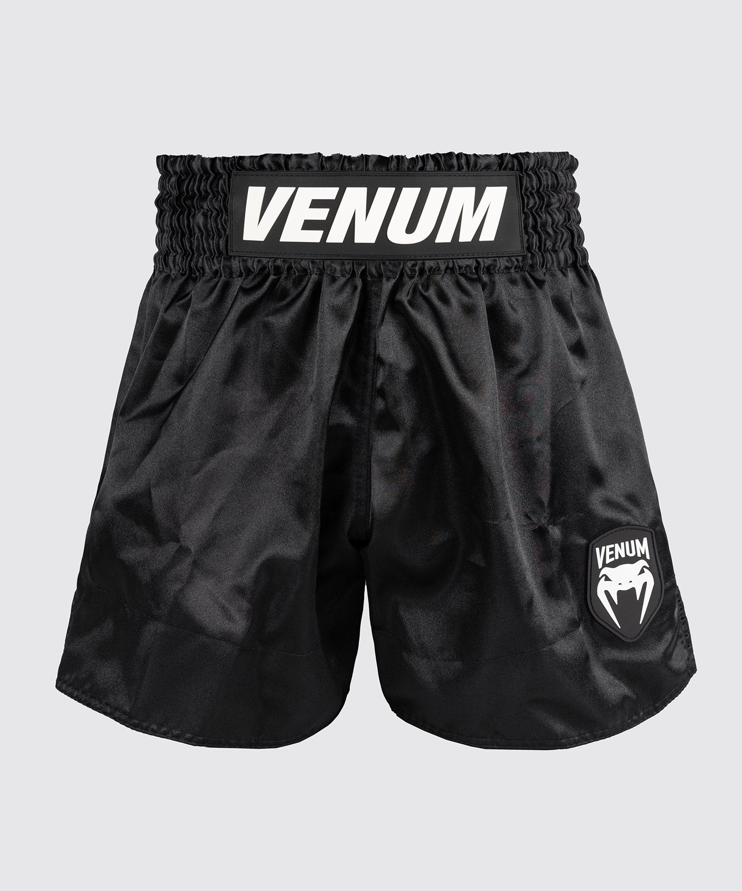 Spodenki Muay Thai Venum Classic Evo – Czarne/Białe