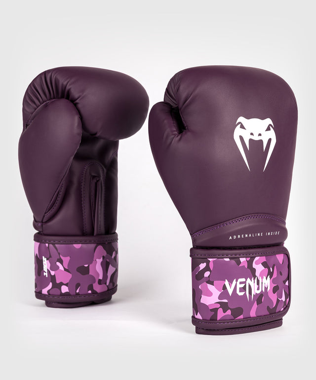 Venum Boxing Gloves Iris - Purple/Camo Pink