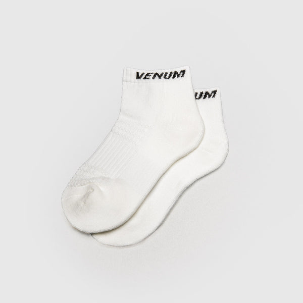 Venum Essential Ankle Socks - White - 3-Pack