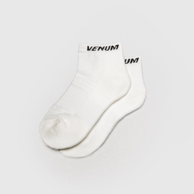 Venum Essential Ankle Socks - White - 3-Pack