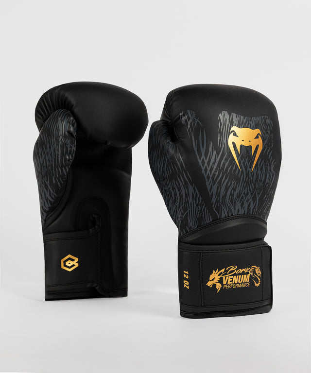 Venum x Chimaev Boxing Gloves - Black/Gold