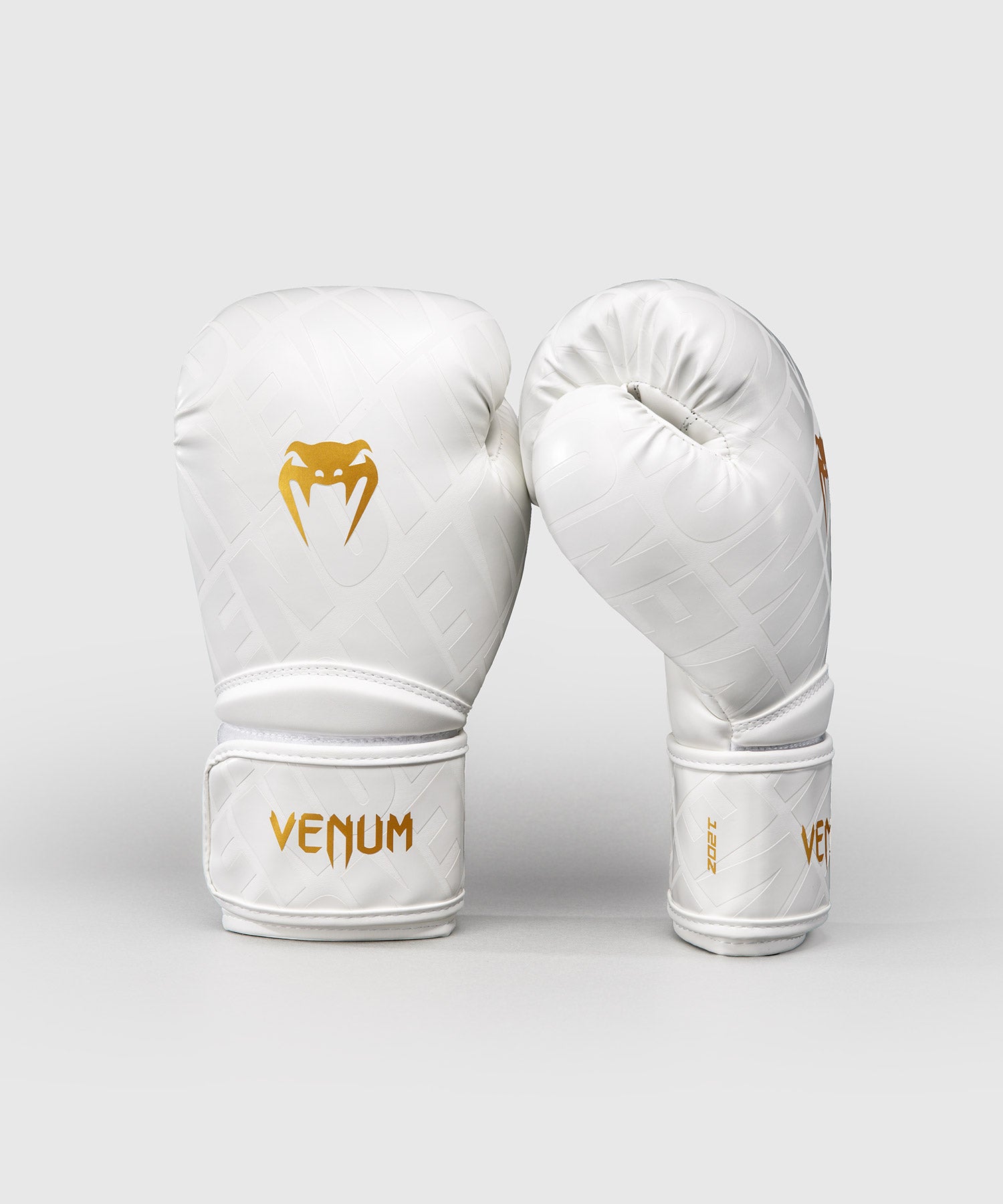 Guantes de boxeo Venum Contender 1.5 XT 3D – Blanco/Oro (VENUM-06042-717)